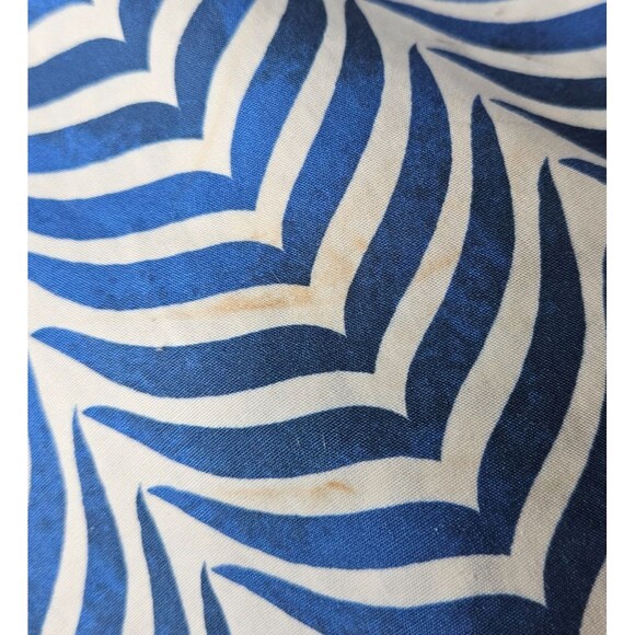 THE LAZY POET Boyfriend Sleep Shirt XL Sissy Ocean Print Button Up 100% Cotton - Picture 3 of 12